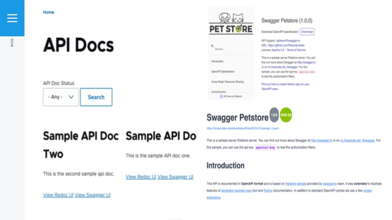 API Docs, Drupal contributed module for your Developer Portal