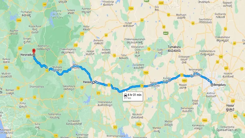 Bangalore to Horanadu Solo Trip Plan: Complete Travel Itinerary