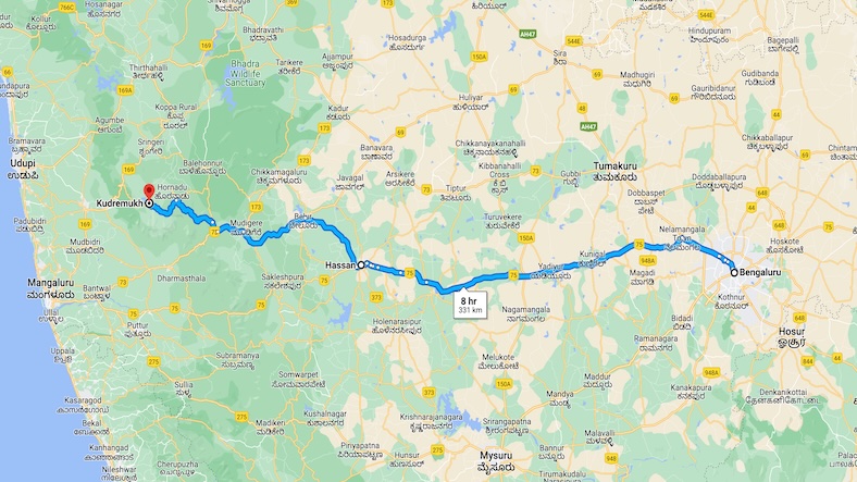 Bangalore to Kudremukh Solo Trip Plan