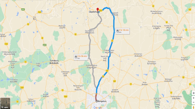 Bangalore to Lepakshi Solo Trip Plan