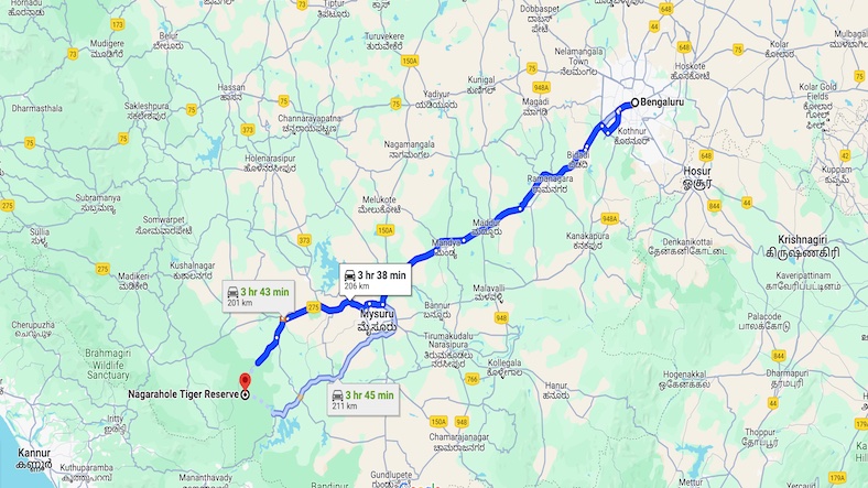 Bangalore to Nagarahole Solo Trip Plan