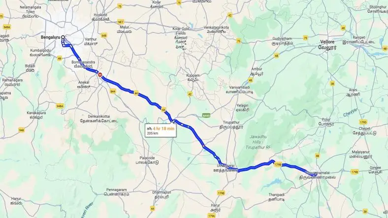Bangalore to Tiruvannamalai Solo Trip: Complete Guide