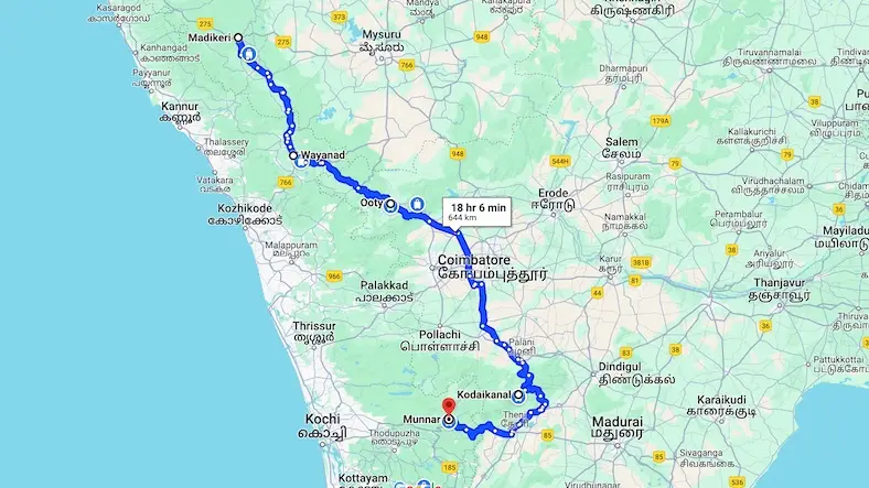 Best places in South India to travel in Hot Summer?