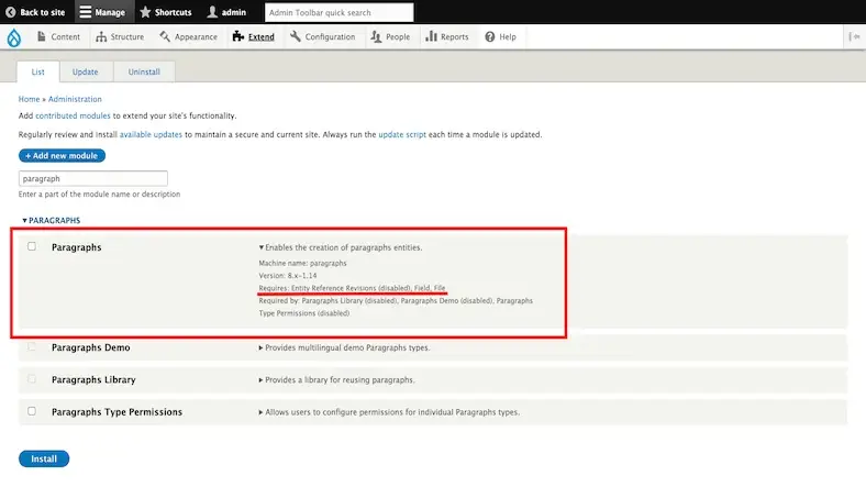How to work with Drupal Paragraphs?