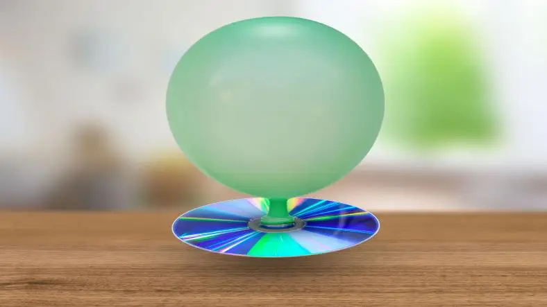 Ping Pong Ball Hovercraft, science experiment for children