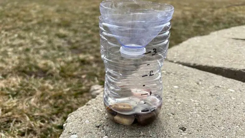 Rain Gauge, science experiment for children