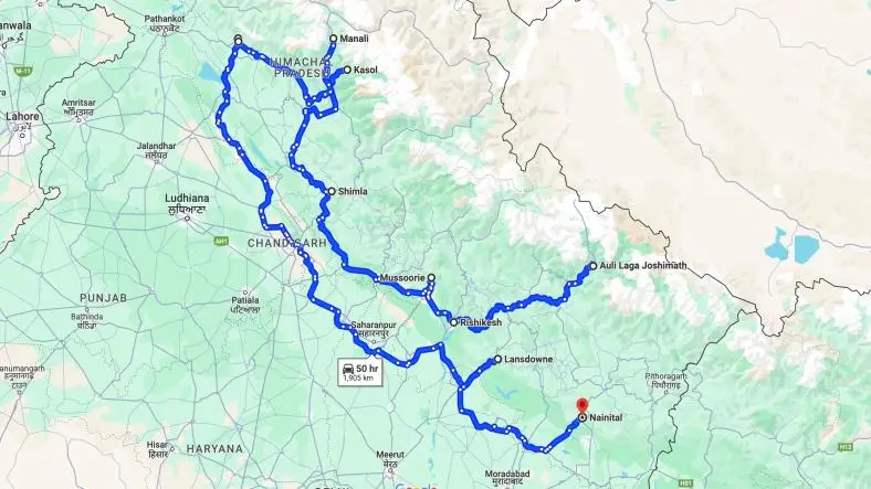 Ten best hill stations to Travel Solo in North India?