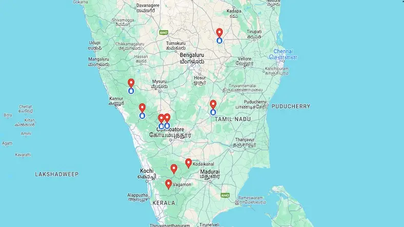 Ten hill stations to travel solo in south of India