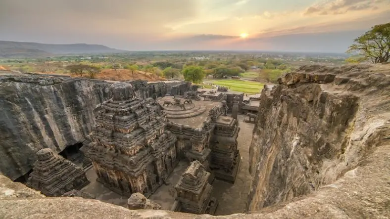 The Unfinished Kailasa Temple at Ellora: A Timeless Mystery