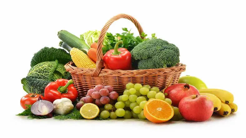 What are recommended servings of fruits and vegetables?